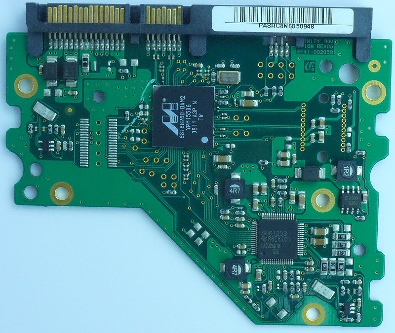 PCB HD642JJ Samsung F/W: 1AA01113 TRINITY R00 8716M REV05 BF41-00205B