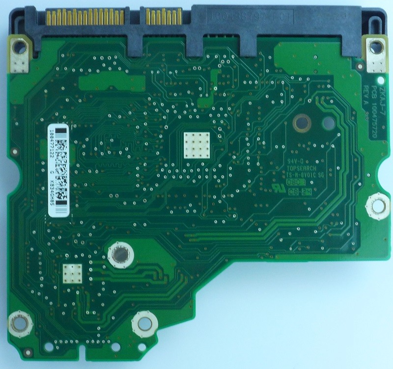 PCB ST3500320NS Seagate P/N: 9CA154-302 F/W: SN04 100477122