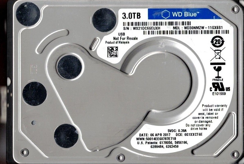 WD30NMZW-11GX6S1 USB 3.0 APR 2017 2.5" Hard Drive WX21D Malaysia