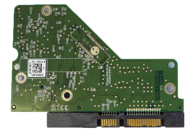 PCB WD5000AAKX-00ERMA0 Western Digital 2061-771640-103 AL 500GB