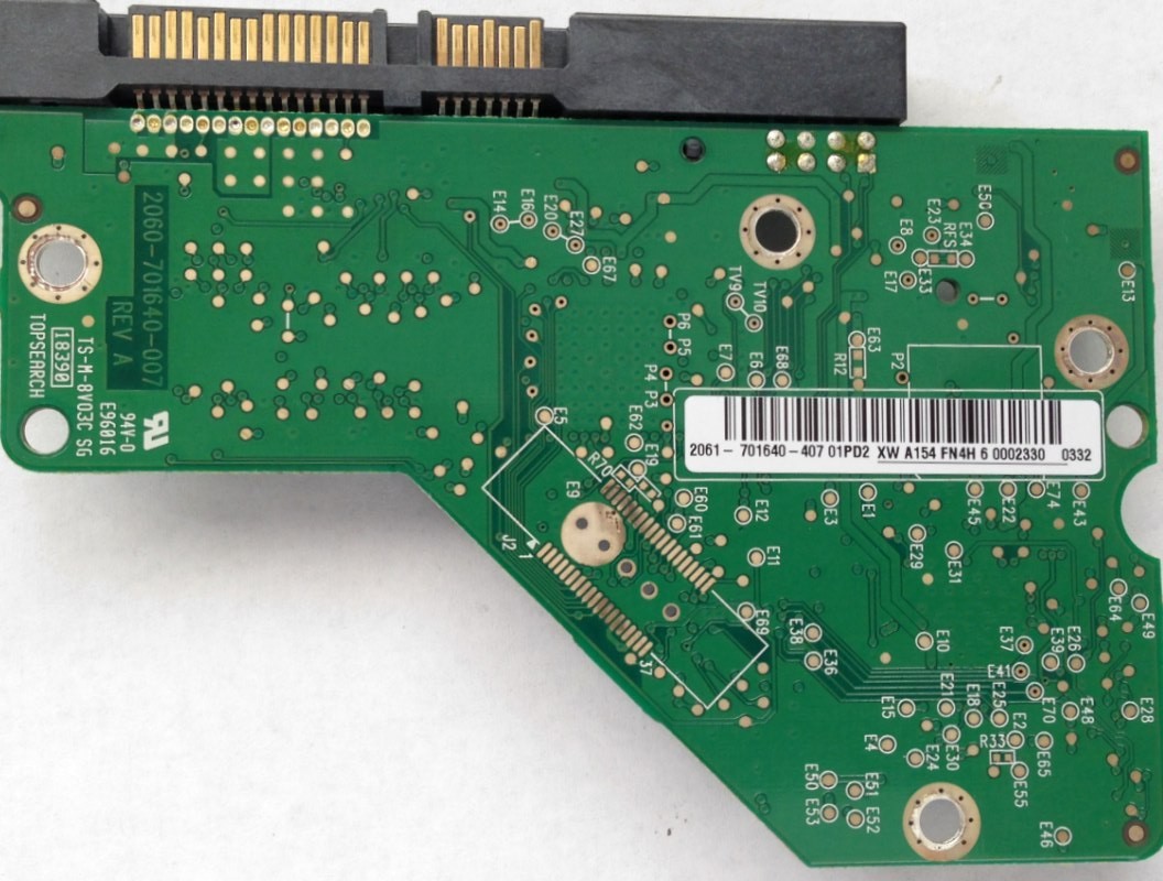 PCB WD10EADS-11P8B1 2061-701640-407 01PD2 1TB Western Digital