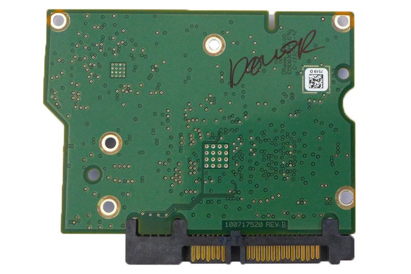PCB Seagate ST3000DM001 P/N: 1CH166-305 F/W: CC27 100717520 REV B