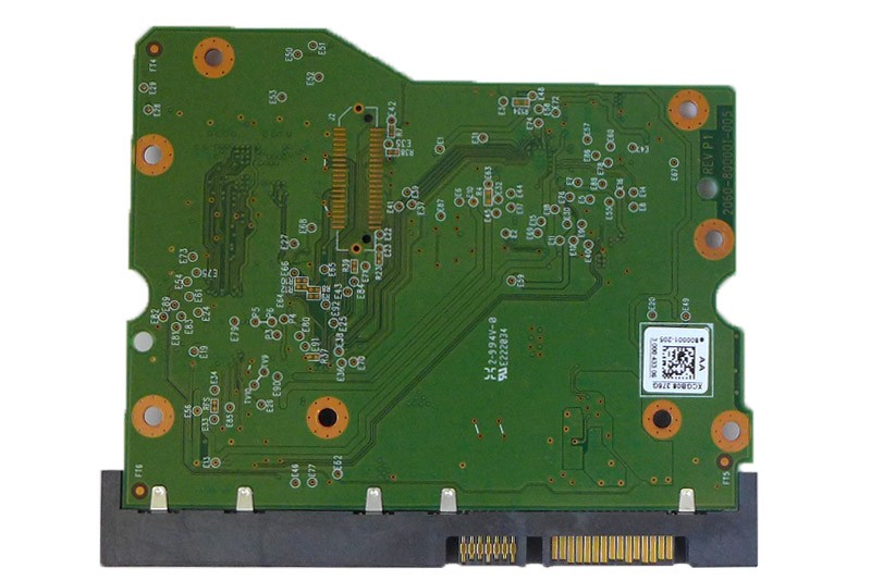 PCB WD60EFRX-68L0BN1 2061-800001-205 AA 6TB Western Digital