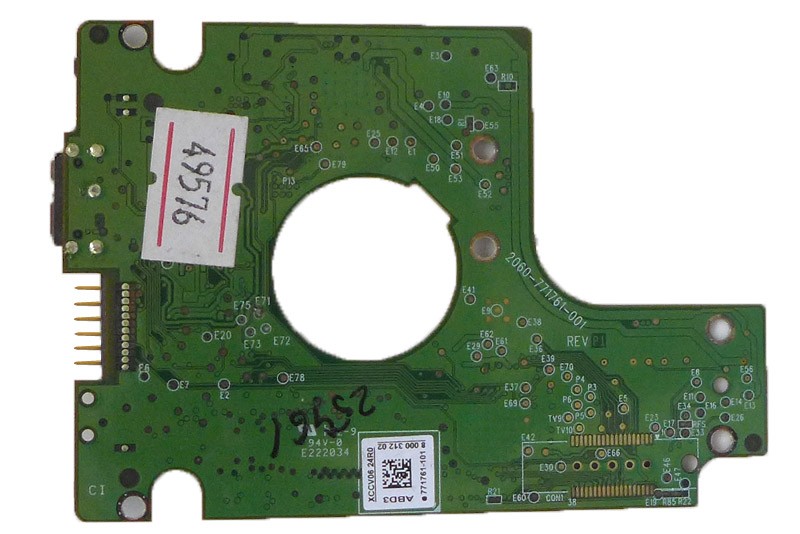 PCB WD10TMVW-11ZSMS4 2061-771761-101 ABD3 1TB Western Digital