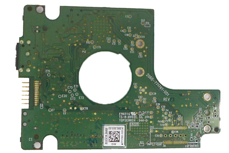 PCB WD10TMVW-11ZSMS4 2061-771761-101 AG 1TB Western Digital