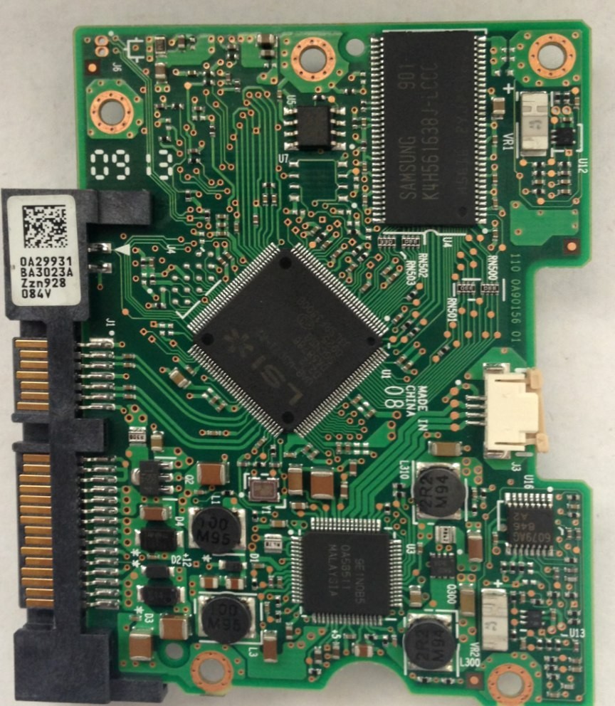 PCB HDT721010SLA360 0A29931 BA3023A  P/N: 0A38016 MLC: BA3120 Hitachi