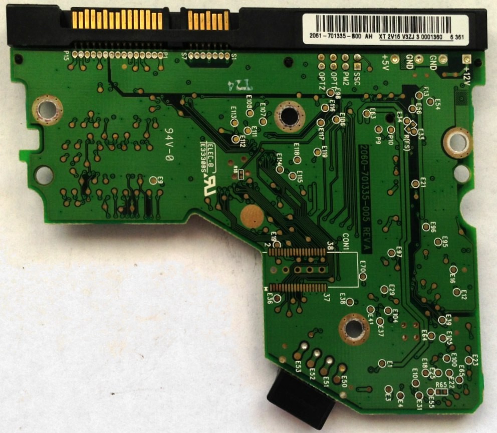 PCB WD2500JS-40NGB2 2061-701335-B00 AH 250GB Western Digital