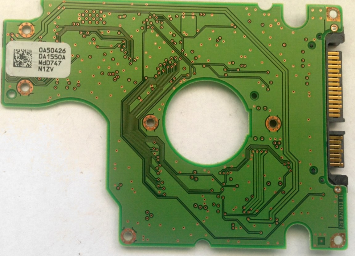 PCB HTS541616J9SA00 0A50426 DA1550A P/N: 0A51718 MLC: DA1712 Hitachi