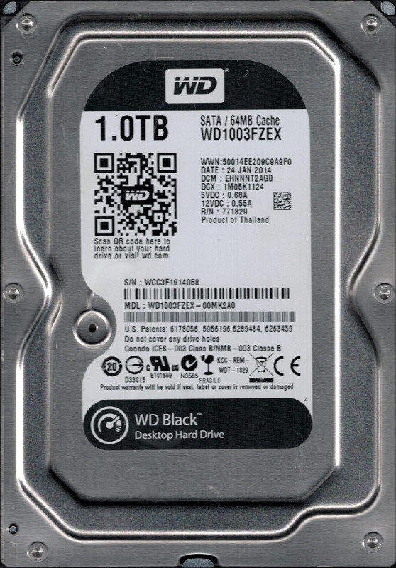 Western Digital WD1003FZEX-00MK2A0 1TB DCM: EHNNNT2AGB