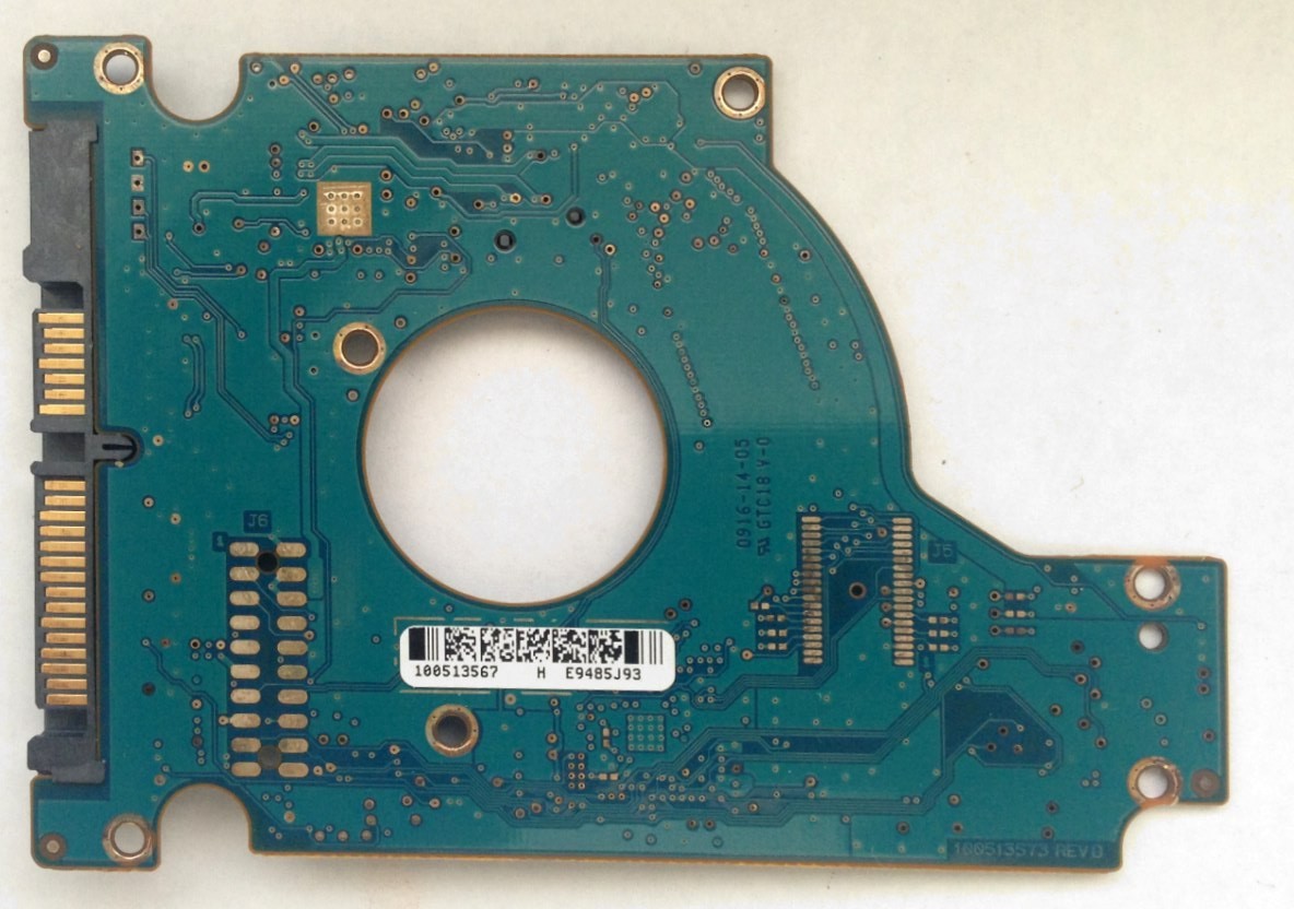 PCB ST9250421ASG Seagate P/N: 9GEG43-035 F/W: DE17 100513573 REV D