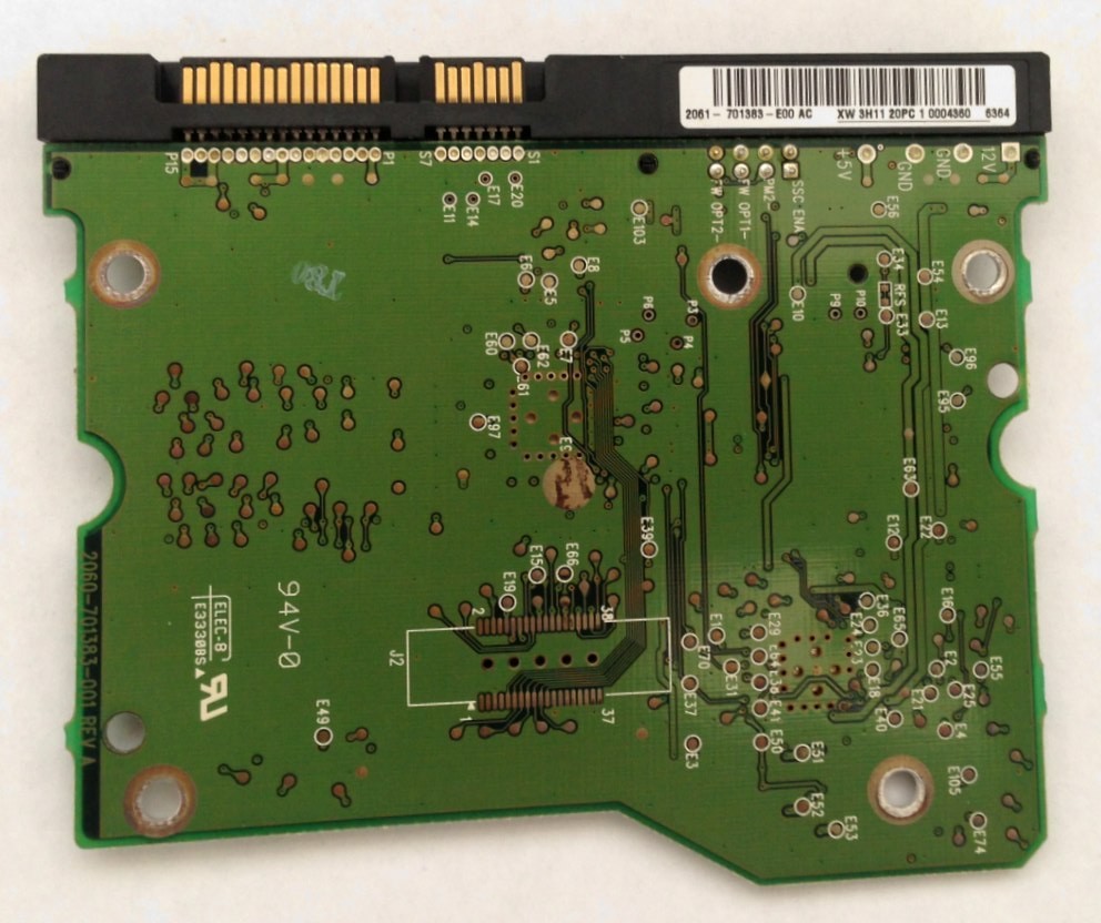PCB WD5000KS-00MNB0 Western Digital 2061-701383-E00 AC  500GB