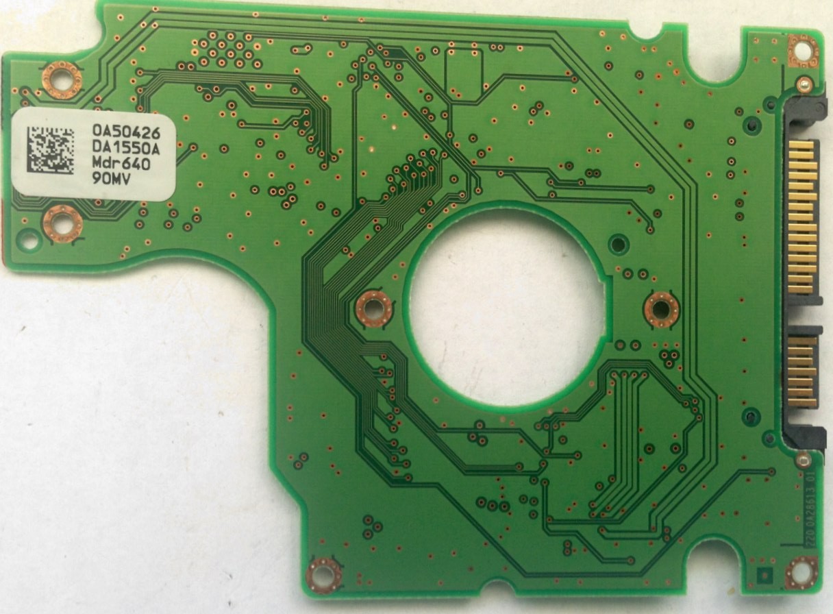 PCB HTS541612J9SA00 0A50426 DA1550A P/N: 0A50549 MLC: DA1712 Hitachi