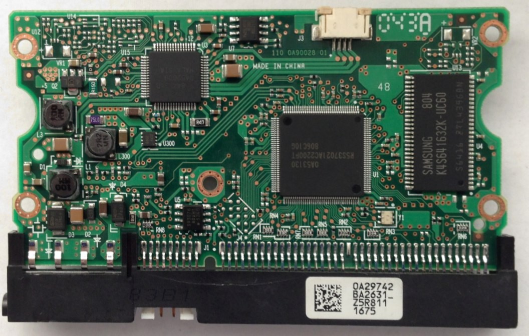 PCB HDP725032GLAT80 Hitachi P/N: 0A35393 MLC: BA2830 0A29742 BA2631