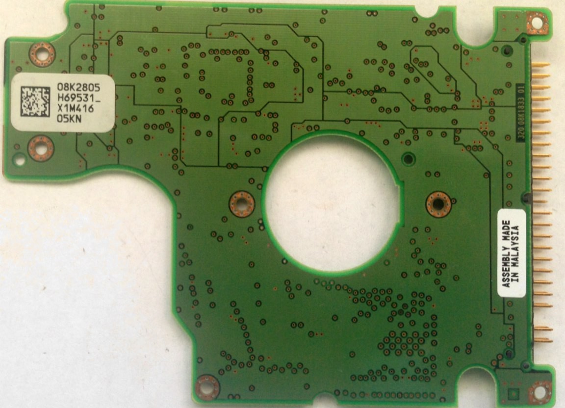 PCB HTS726060M9AT00 08K2805 H69531 P/N: 14R9164 MLC: H69557 Hitachi