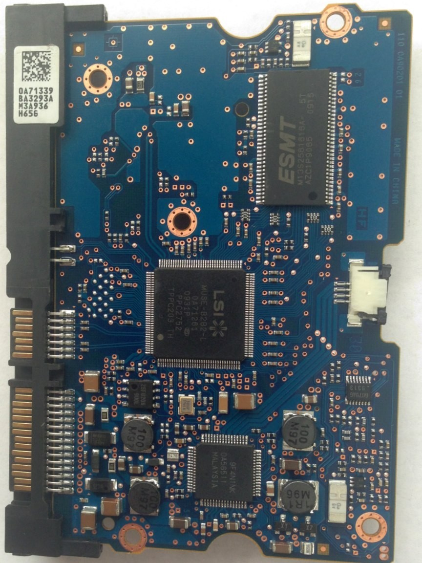 PCB HDS722020ALA330 P/N: 0F10311 MLC: JPK20N 0A71339 BA3293A Hitachi