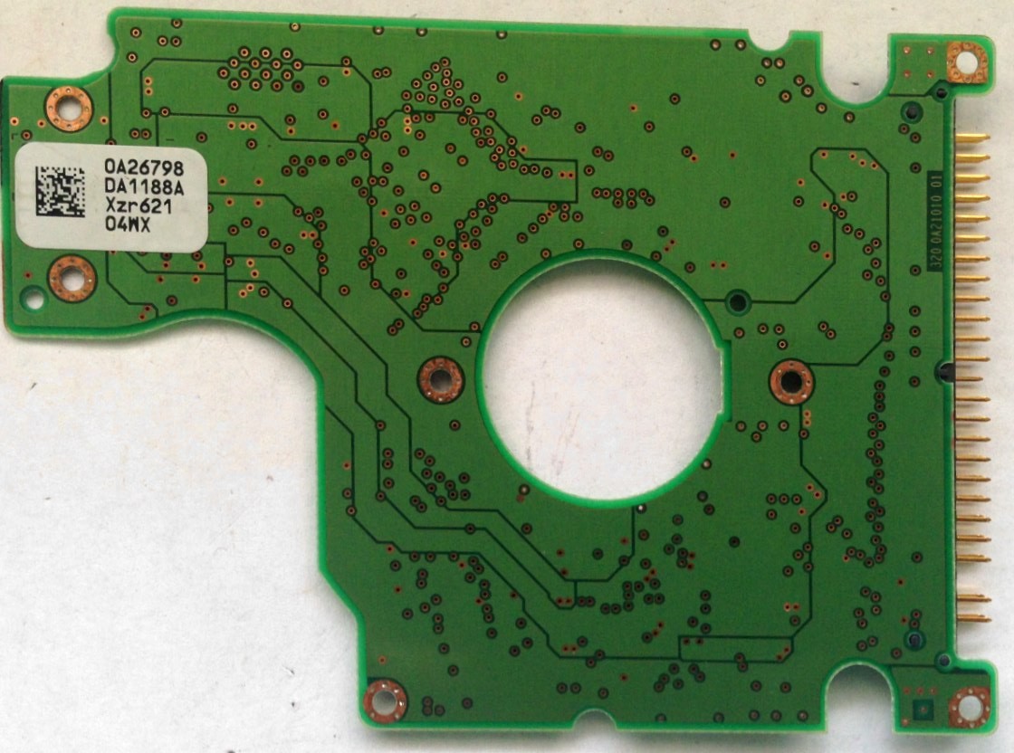 PCB HTS541080G9AT00 0A26798 DA1188A P/N: 13G1584 MLC: DA1175 Hitachi