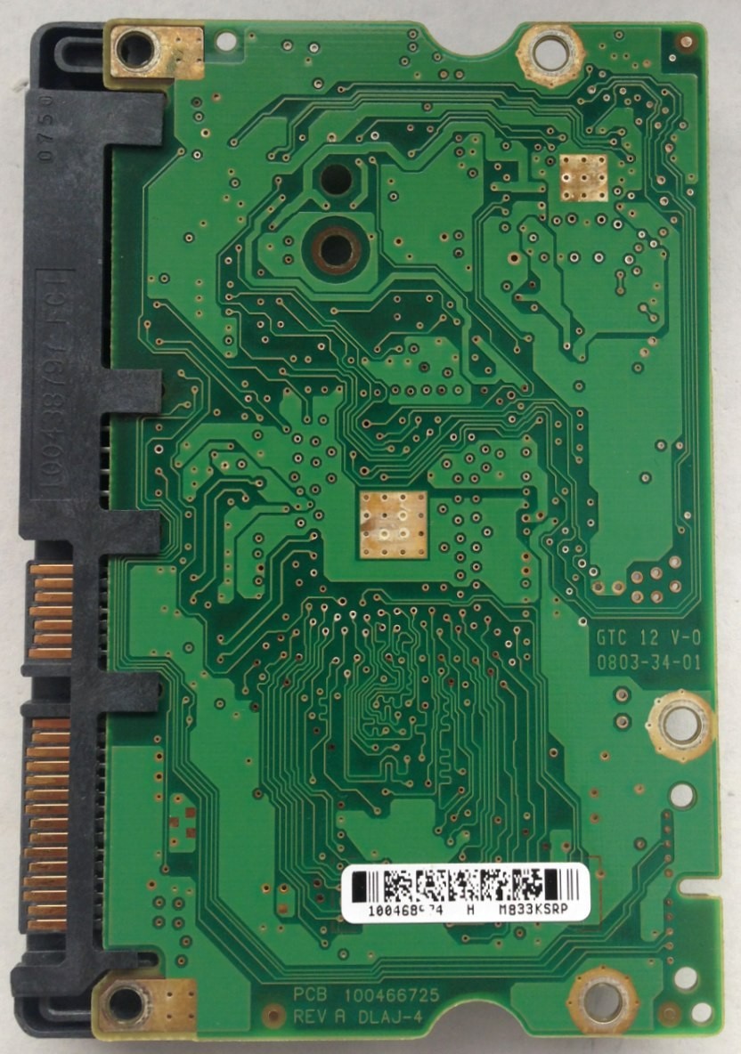 PCB ST3500320AS 100468974 P/N: 9BX154-568 F/W: SD35 Seagate
