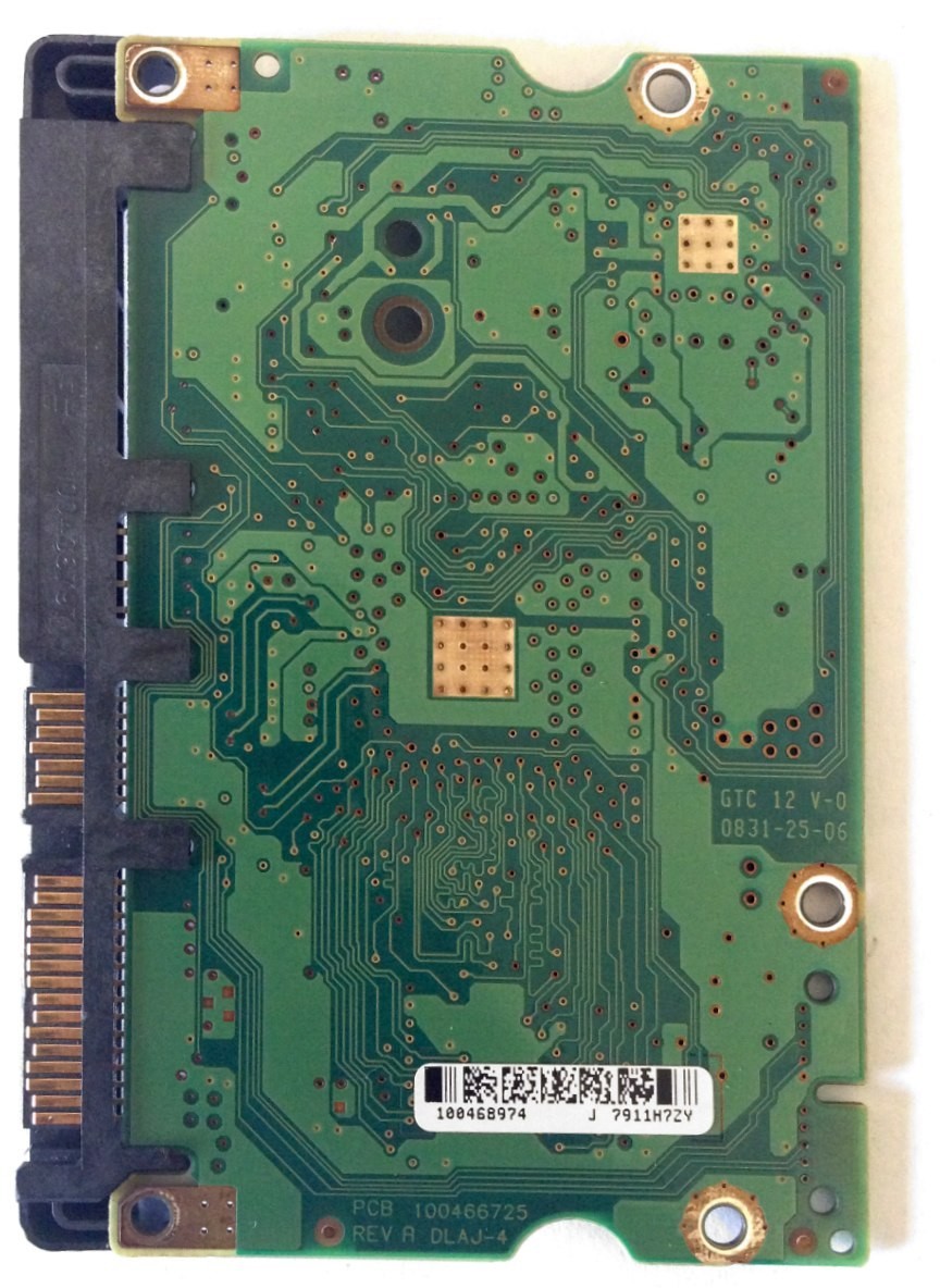 PCB ST3500620AS Seagate P/N: 9BX144-622 F/W: HP26 100466725 REV A