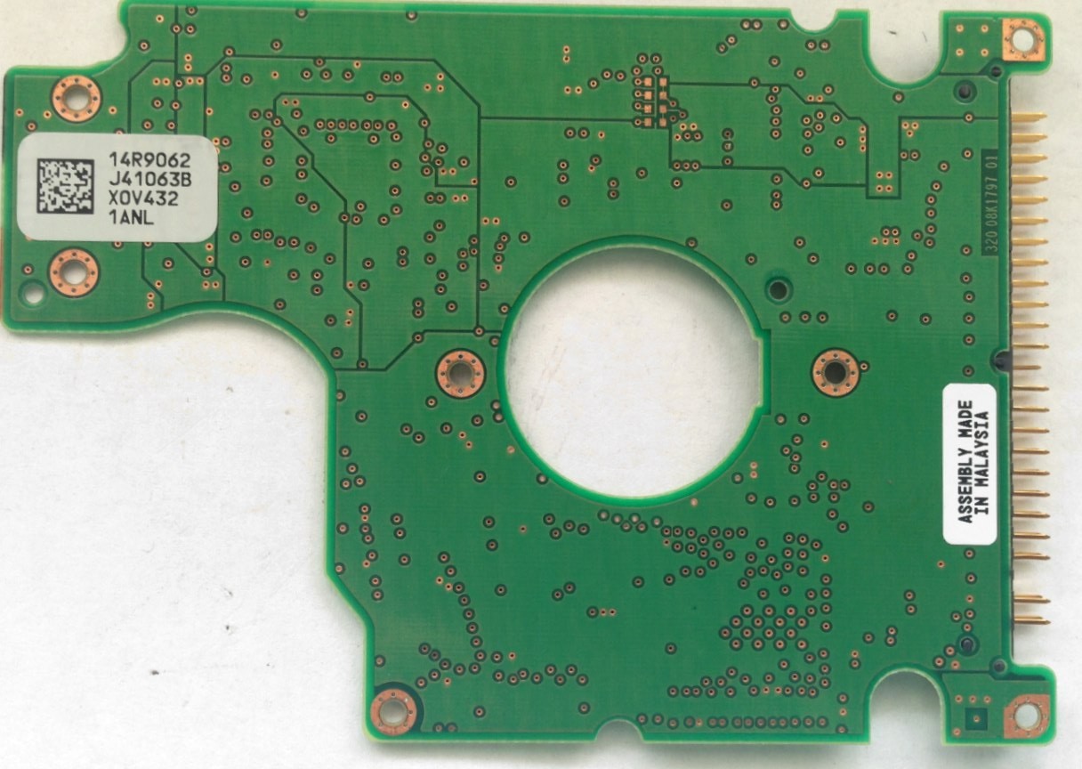 PCB HTS548080M9AT00 14R9062 J41063B P/N: 08K0858 MLC: H69553 Hitachi
