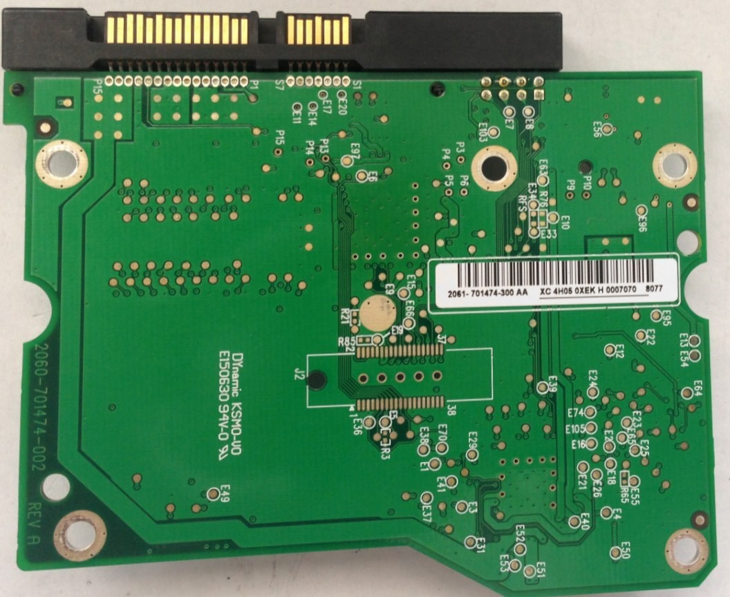 PCB WD7500AAKS-00RBA0 2061-701474-300 AA 750GB Western Digital