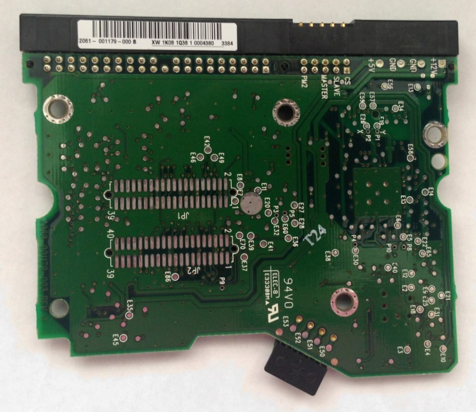 PCB WD2500JB-34EVA0 Western Digital 2061-001179-000 B 250GB