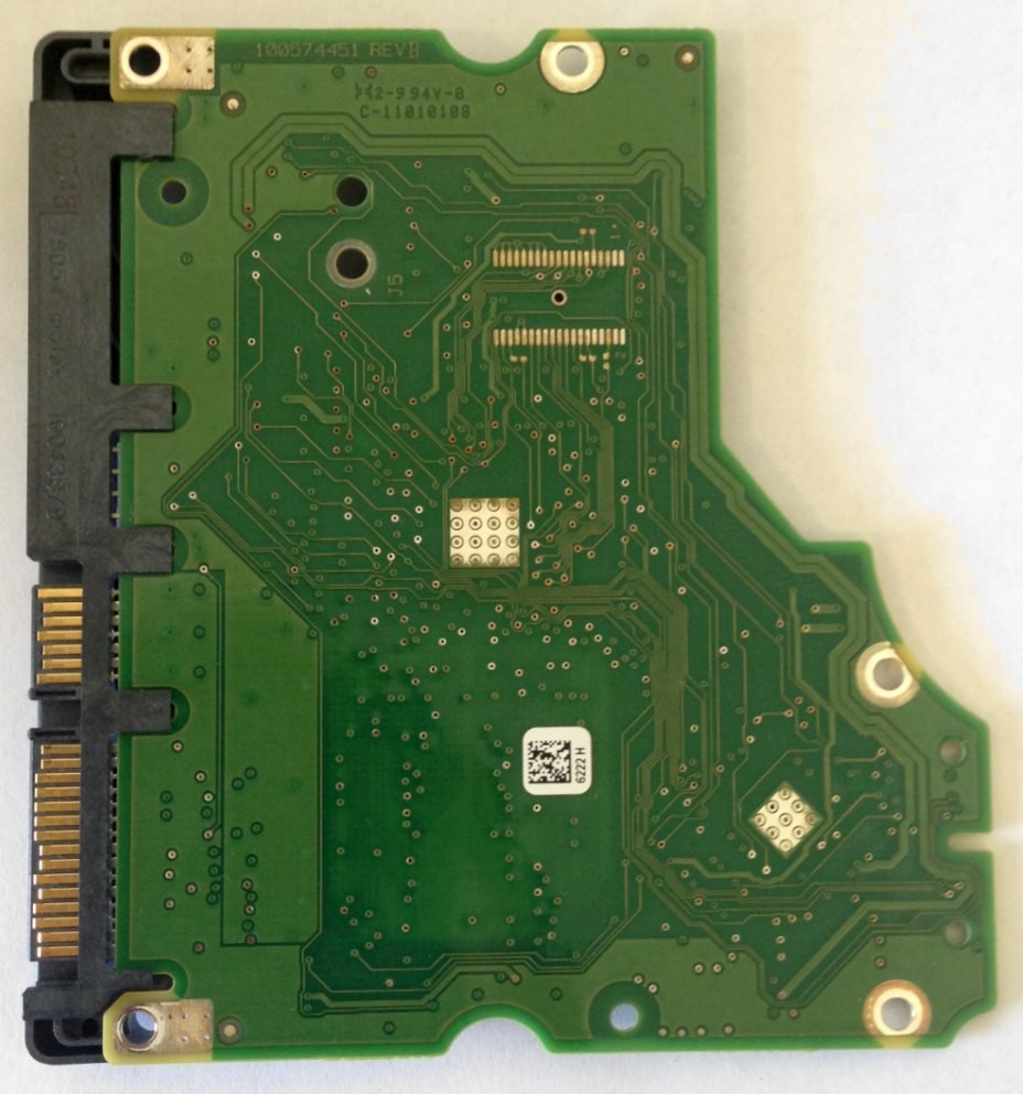 PCB ST31000526SV Seagate P/N: 1AA154-500 F/W: CV15 1TB 100574451 REV B