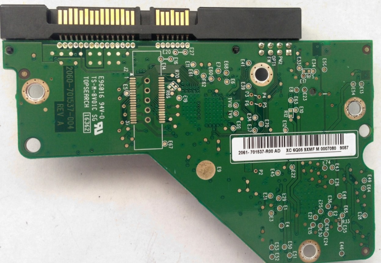 PCB WD10EACS-00D6B0 2061-701537-R00 AD 1.0TB Western Digital