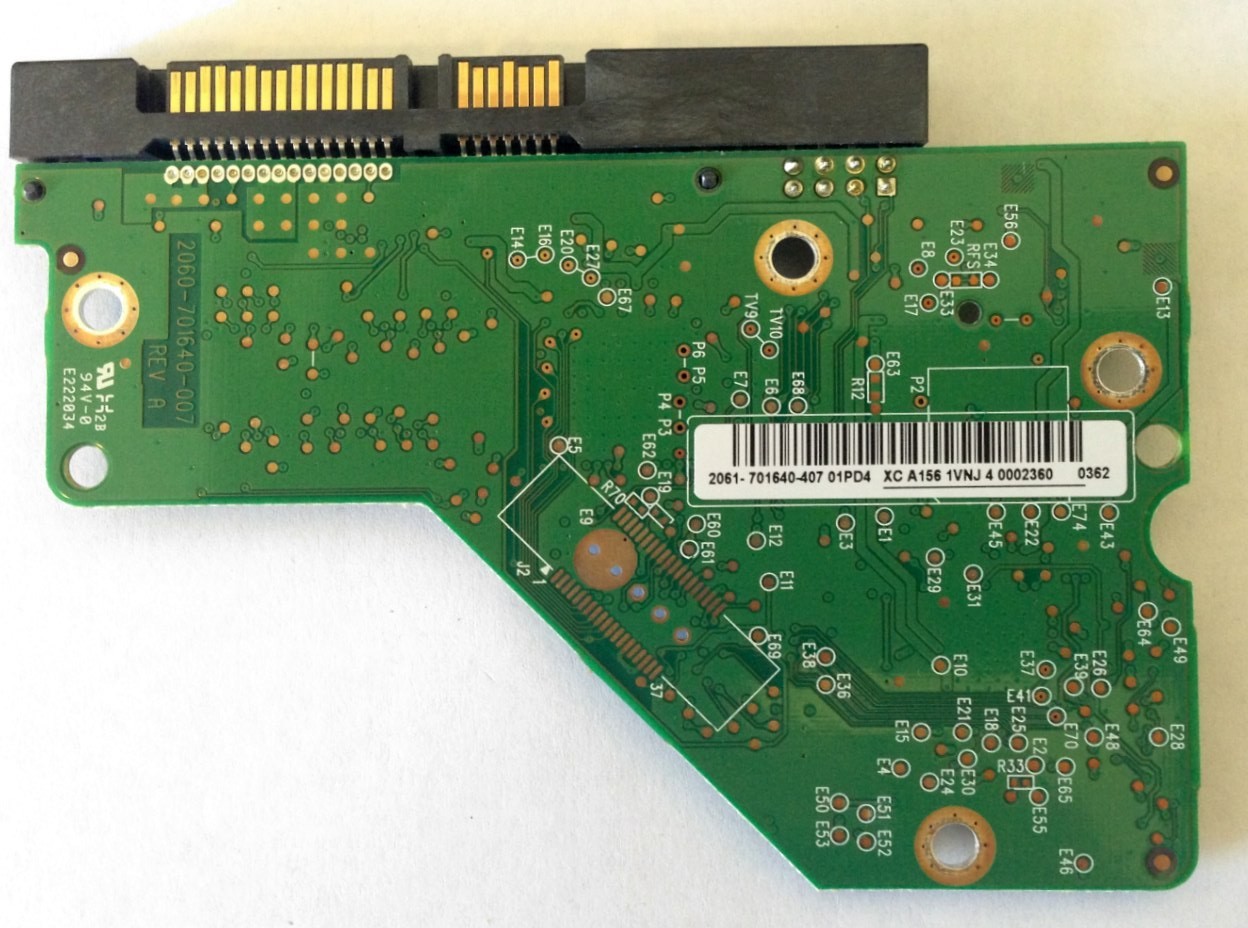 PCB WD10EADS-00M2B0 Western Digital 1TB 2061-701640-407 01PD4