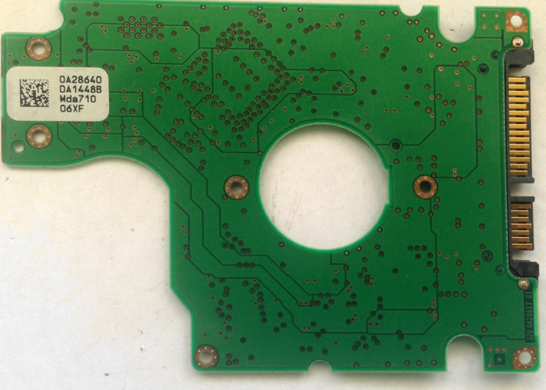 PCB HTS543225L9A300 0A28640 DA1448B P/N: 0A56415 MLC: DA2352 Hitachi