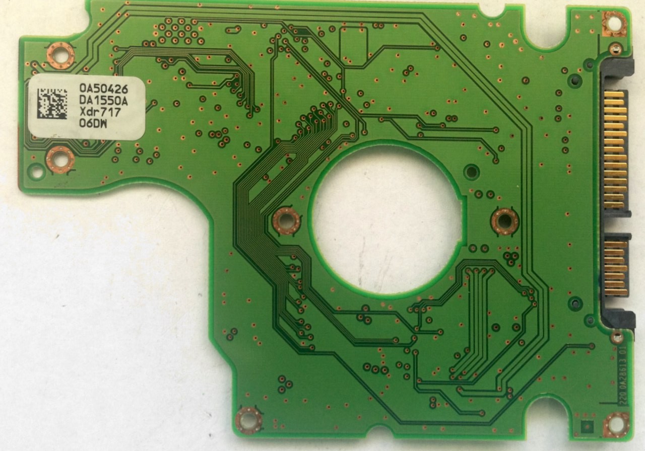 PCB HTS541612J9SA00 0A50426 DA1550A P/N: 0A53429 MLC: DA1697 Hitachi