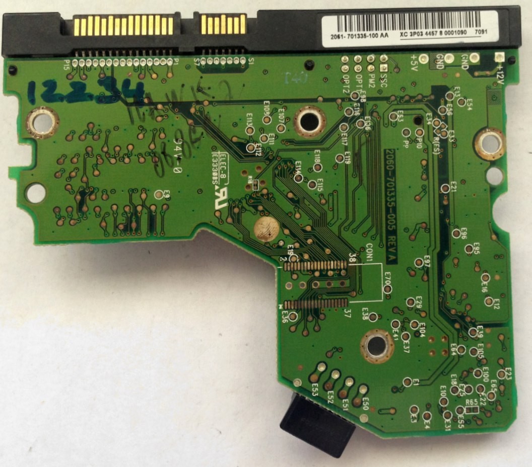 PCB WD2500JS-40TGB0 2061-701335-100 AA 250GB Western Digital