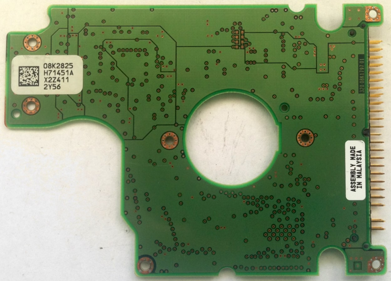 PCB HTS548040M9AT00 08K2825 H71451A MLC: H69553 P/N: 08K0856 Hitachi