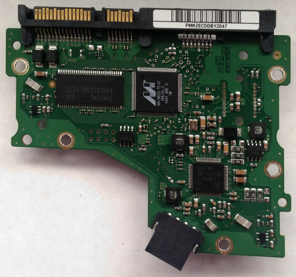 PCB HD253GJ F3-1D REV 01 R00 F/W: 1AJ10001 Samsung