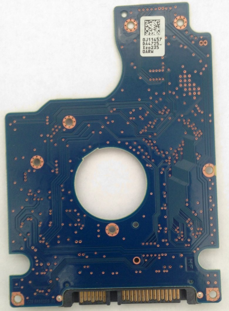 PCB HTS547575A9E384 Hitachi P/N: 0J15353  MLC: DA3928 0J11457 DA4725 