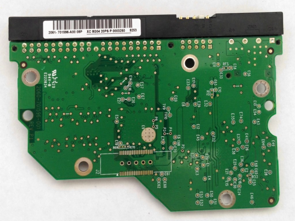 PCB WD1600AAJB-00J3A0 Western Digital 2061-701596-A00 08P 160GB