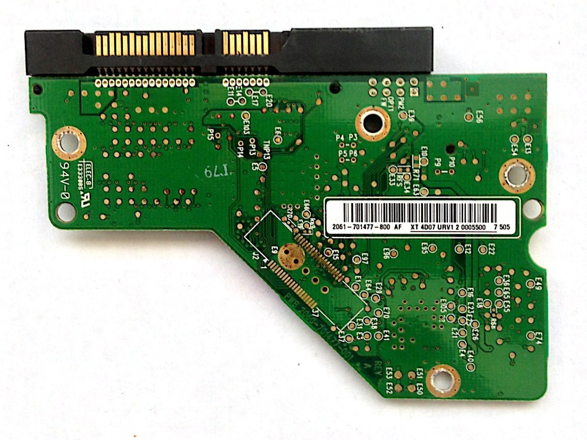 PCB WD5000AAKS-75TMA0 Western Digital 2061-701477-800 AF 500GB
