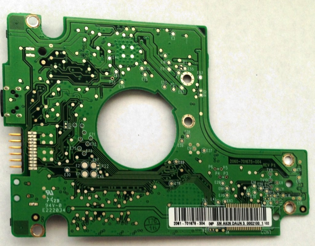 PCB WD10TMVV-11BG7S0 2061-701675-304 06P Western Digital 1TB