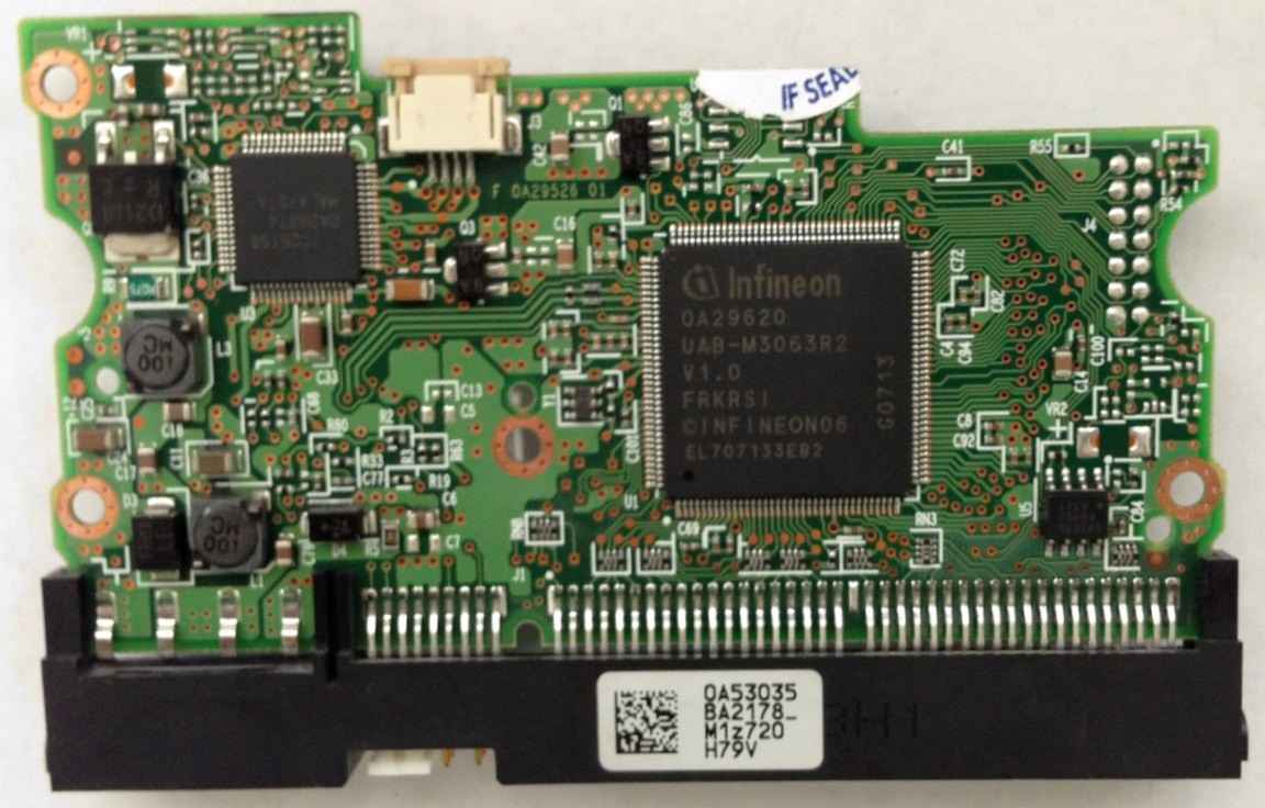 PCB HDT725032VLAT80 Hitachi P/N: 0A33405 MLC: BA2362 0A53035 BA2178