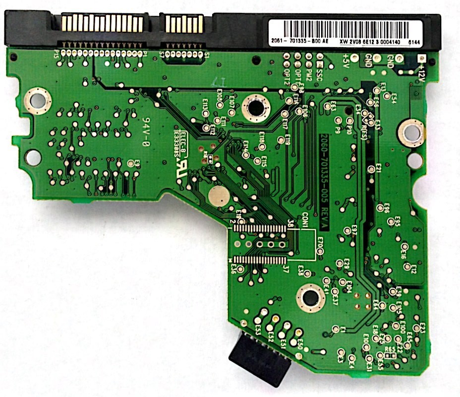 PCB WD2500JS-40MVB1 Western Digital 2061-701335- B00 AE  250GB