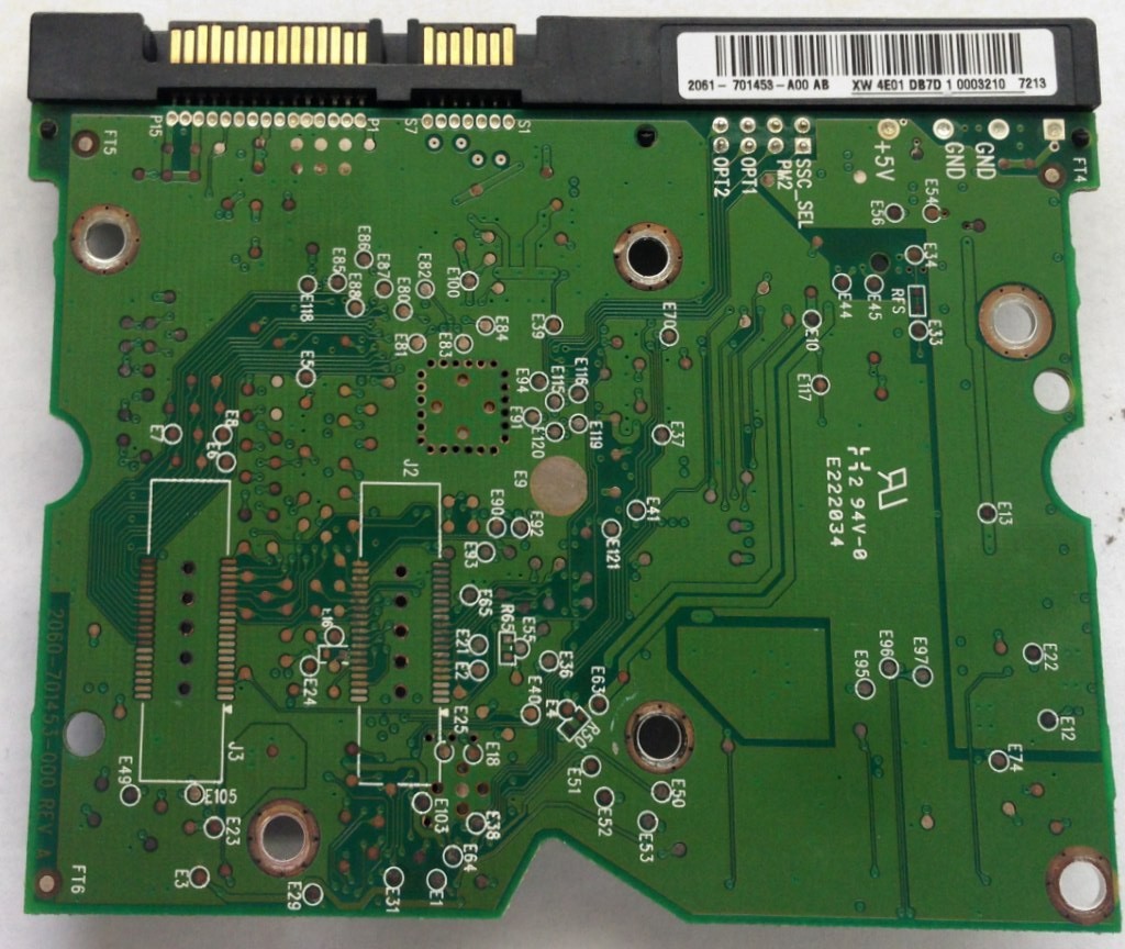 PCB WD740ADFD-00NLR1 2061-701453-A00 AB 74GB Western Digital