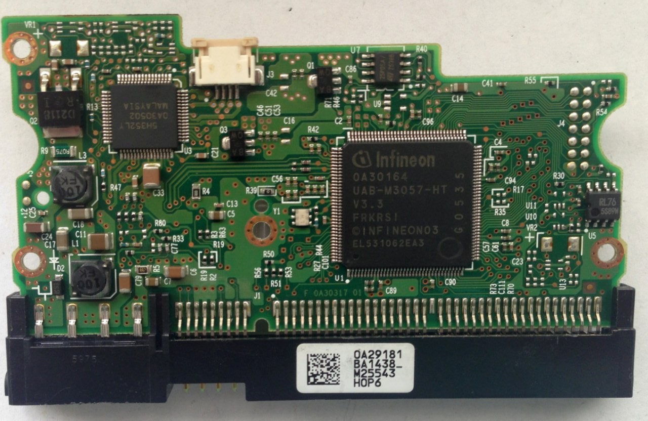 PCB HDT722525DLAT80 0A29181 BA1438 P/N: 0A30243 MLC: BA1466 Hitachi