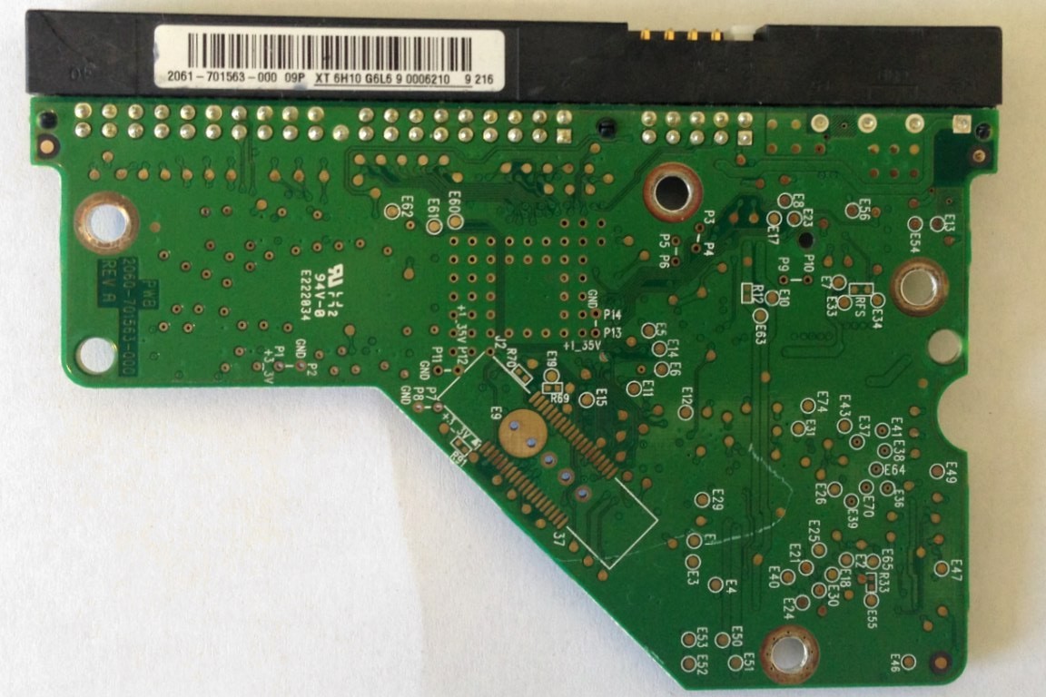 PCB WD1600AAJB-56WRA0 Western Digital 2061-701563-000 09P