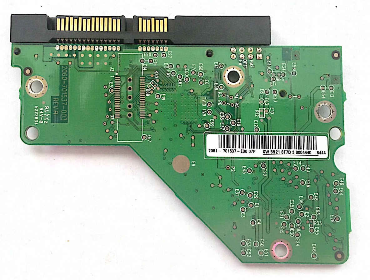 PCB WD5000AAKS-65A7B0 Western Digital 2061-701537-E00 07P  500GB