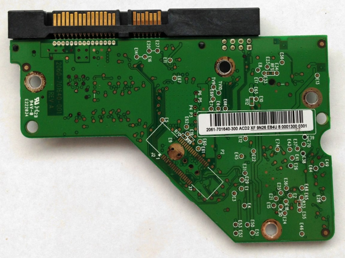 PCB WD5000AVVS-63M8B0 Western Digital 2061-701640-300 ADD1 500GB
