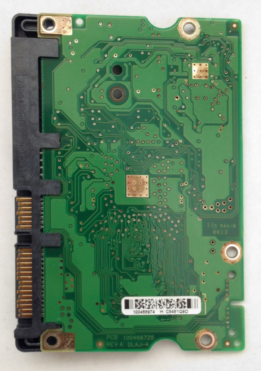 PCB ST3500620AS Seagate F/W: HP26 P/N: 9BX144-622 100466725 REV A