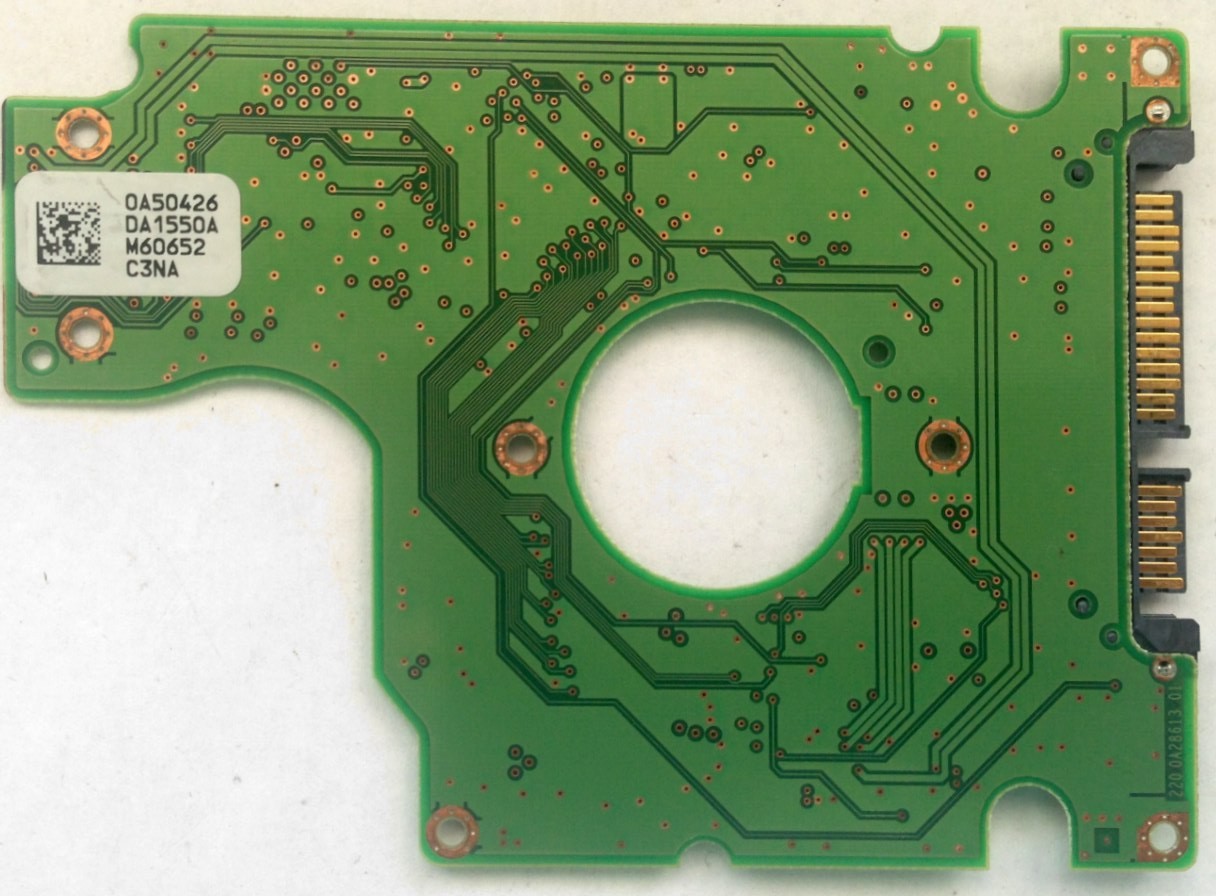 PCB HTS541612J9SA00 0A50426 DA1550A P/N: 0A50686 MLC: DA1587 Hitachi
