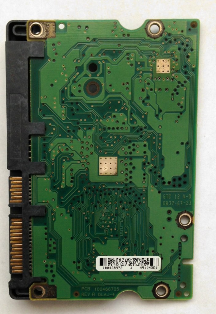 PCB ST3500820AS Seagate P/N: 9BX134-305 F/W: SD1A 100466725 REV A