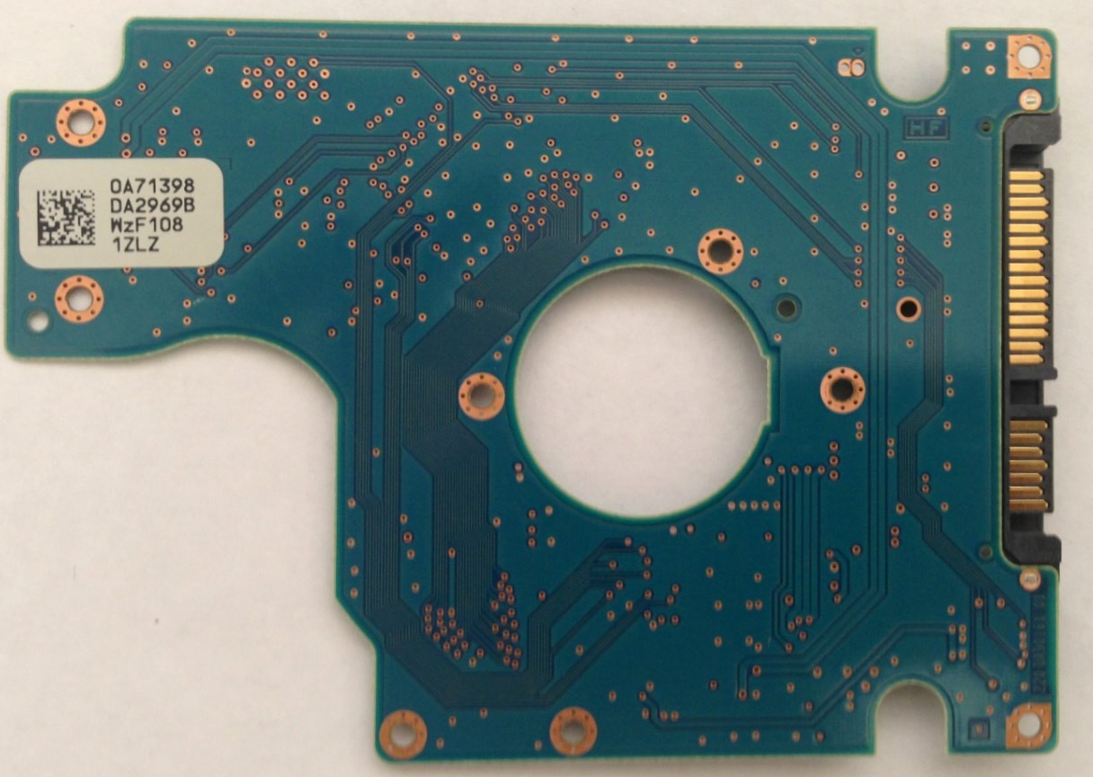PCB HTS545016B9A300 Hitachi P/N: 0A70341 MLC: DA2987 0A71398 DA2969