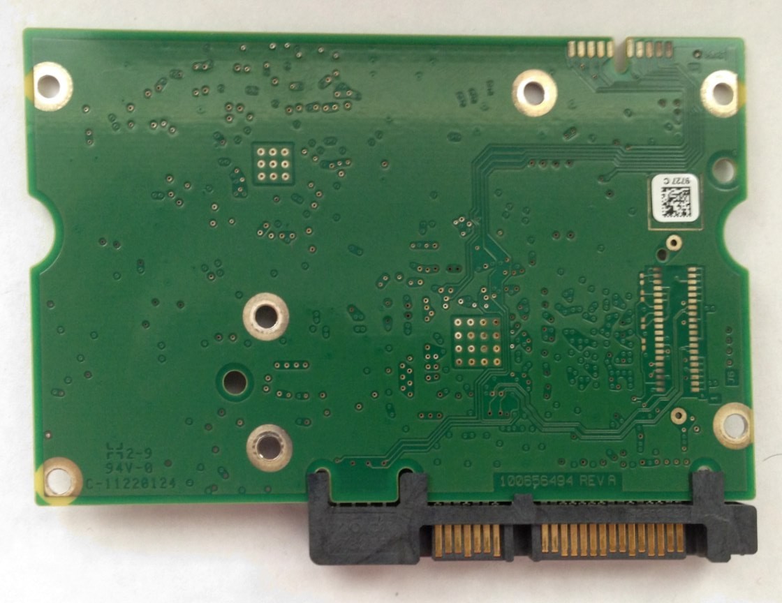 PCB ST4000DX000 Seagate F/W: CC42 P/N: 1C5160-570 100656494 REV A