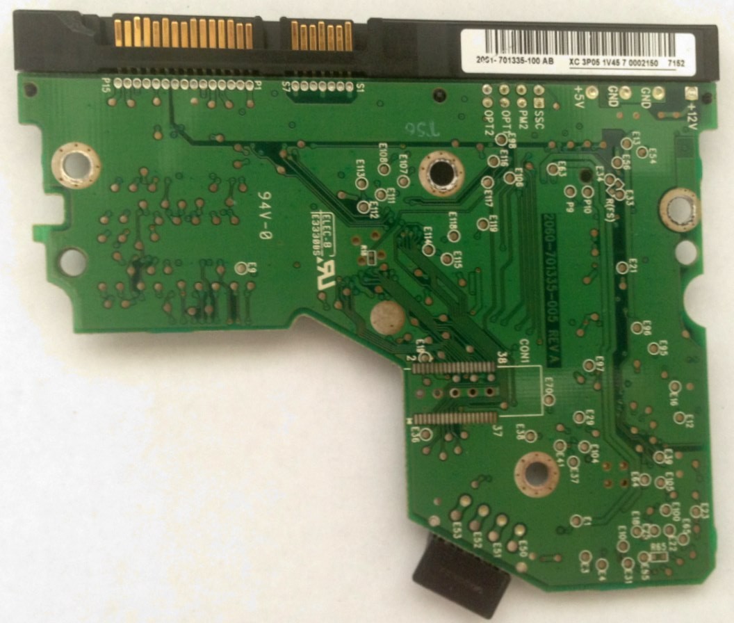 PCB WD2500JS-40TGB0 Western Digital 2061-701335-100 AB  250GB